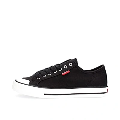 Immagine di Levi&#039;s Hernandez S, Scarpe da ginnastica Donna, Nero (Regular Black), 37 EU