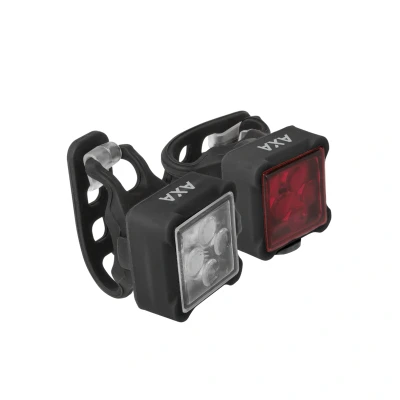 Immagine di SET DE LUCES AXA NITELINE 44 LED A PILA NEGRO