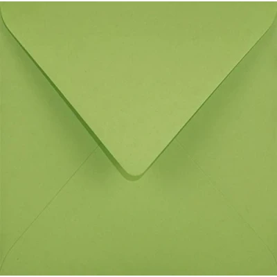Immagine di Netuno 100 buste lettere colorate quadrate verde Lime 153 x mm 115g Sirio Color compleanno matrimonio comunione eleganti per inviti partecipazioni biglietti di auguri invito