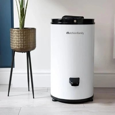 Immagine di Asciugatrice MELCHIONI TORNADO a Centrifuga Inox, Asciugabiancheria Portatile Salvaspazio, Asciugapanni Silenziosa, Capacità 6 Kg, 3200 Giri/Min, Strizzatrice centrifuga, Strizzapanni