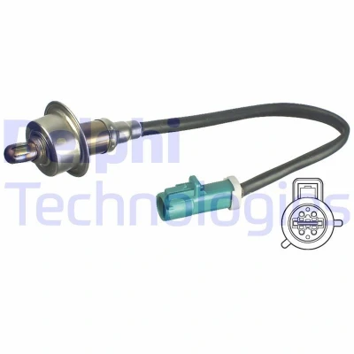 Immagine di DELPHI ES11107 12B1 Sonda lambda a dito, riscaldato FORD: FIESTA 6, Fusion Station Wagon