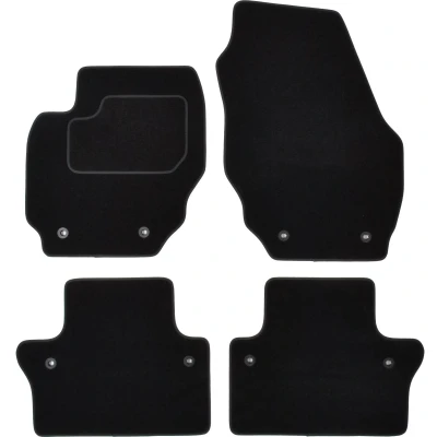 Immagine di MAMMOOTH A041 VOL150 PRM 01 Set tappetino Tessile anteriore e posteriore 4 nero VOLVO: V70 3