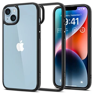 Immagine di Spigen Ultra Hybrid TPU Back Cover Nero Apple Iphone 14