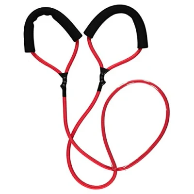 Immagine di Schmidt Sports Fascia Elastica con Maniglie per Esercizi Basic, Rosso (Rot), Taglia Unica
