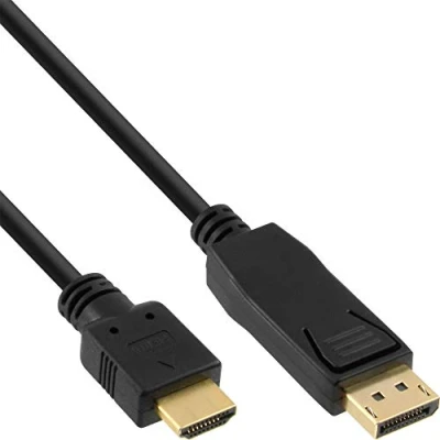 Immagine di InLine® Cavo convertitore DisplayPort a HDMI, 10 m, colore: Nero