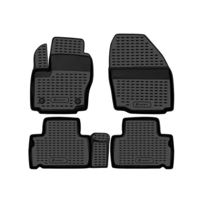 Immagine di Element tappetini in Gomma 3D Premium su Misura Adatti per Ford S Max, MK 1 (I), 2006 &gt;, Monovolume, 4 Pezzi.