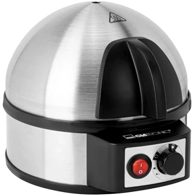 Immagine di Clatronic 263 118 EK 3321 Bollitore per 7 uova in acciaio INOX, 400 W