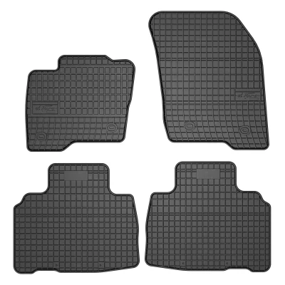 Immagine di FROGUM 547488 Set tappetino Gomma anteriore e posteriore 4 nero