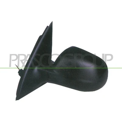 Immagine di Specchietto retrovisore esterno Prasco ST0017114 Sx nero manuale regolabile dall&#039;interno, Regolazione:comando cavo flessibile, asferico