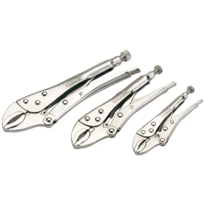 Immagine di Draper 14040 Set 3 pinze a morsetto con ganasce arrotondate