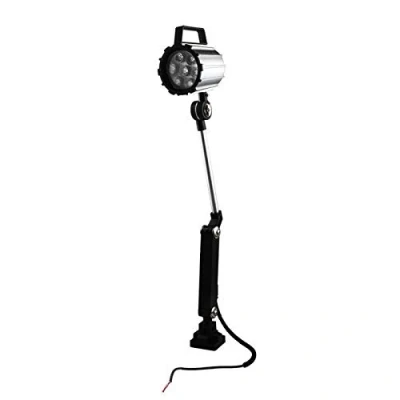 Immagine di macchina illuminazione regolabile in lega di alluminio LED luce lavoro per tornio, fresatrice CNC, trivella braccio lungo 7.00W, 220.00V