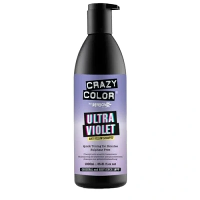 Immagine di Crazy Color Shampoo d&#039;argento Ultra violet / blonde 1L Viola