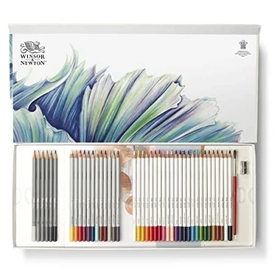 Immagine di Winsor &amp; Newton Matite Studio Collection Confezione Tecniche Miste con carta, temperamatite e pennello