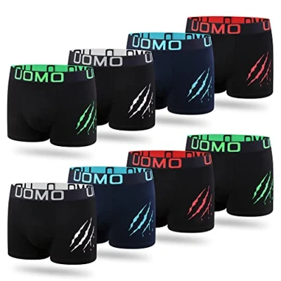 Immagine di L&amp;K Boxer Uomo Set in Diversi Colori, Premium Stretch 1121, Pacco da 8 M