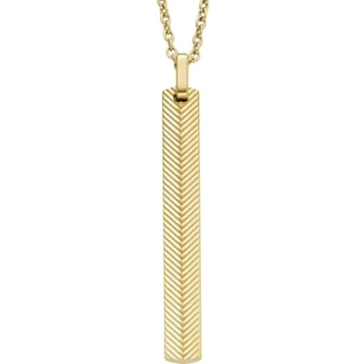 Immagine di Fossil Harlow Collana goldcoloured, Uomo, Taglia: One Size, Gold coloured