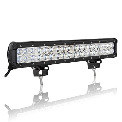 Immagine di Willpower Barra LED Fuoristrada 43cm 108W Luce a 12V Combinazione di Fascio Spot e Inondazione Impermeabile Fari Luci da Lavoro Trattore Auto Camion Barca 4x4 ATV UTV