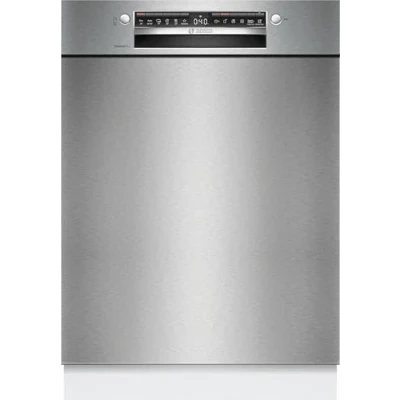 Immagine di Bosch SMU4EVS08E Serie 4, Lavastoviglie da incasso sottopiano, Home Connect, EfficientDry: apertura automatica della porta, Diagnostica remoto, Assistente al lavaggio, Acciaio, 60cm