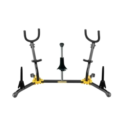 Immagine di Hercules DS538B Stand for 2x Alto/Tenor, 1x Soprano Saxophone and Clarinets/Flutes