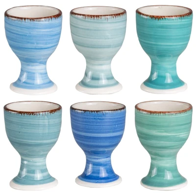 Immagine di Cookinglife Egg Cups Ocean Blue 6 Pieces