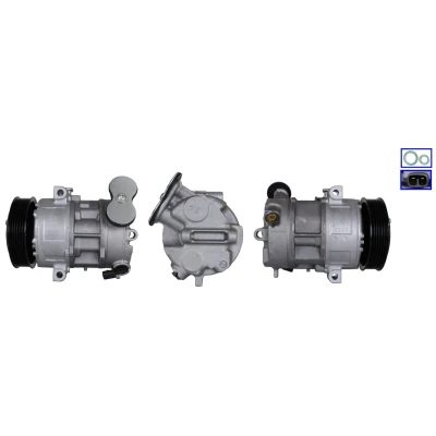 Immagine di LUCAS ACP01269 Compressore Aria Condizionata PAG 46 YF R 134a, 1234yf con guarnizioni TOYOTA: Yaris III Hatchback, OPEL: Corsa E Hatchback