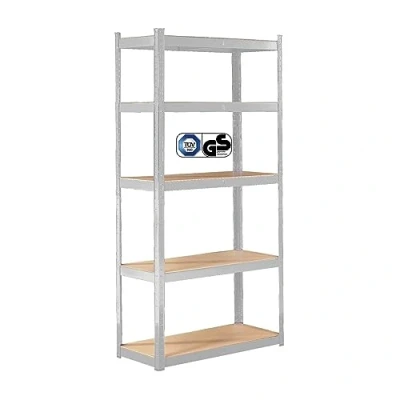 Immagine di Arebos scaffali per carichi pesanti in diverse dimensioni portata fino a 875 kg montaggio semplice grazie al sistema incastro 90 x 40 180 cm 0,63 mm