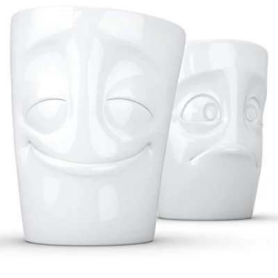 Immagine di Fiftyeight Tazza Set # 2 vergnuegt e Verd utzt/Bianco