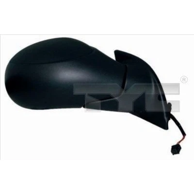 Immagine di specchio retrovisore esterno Tyc 305 0016 Sx nero convesso, per regolazione elettrica CITROËN: C3 I Hatchback
