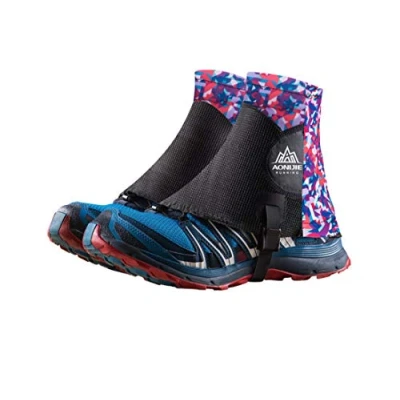 Immagine di AONIJIE 1 Paio Unisex Ghette per Esterne Trekking Escursionismo Walking Trail Gaiters (Stile 1)