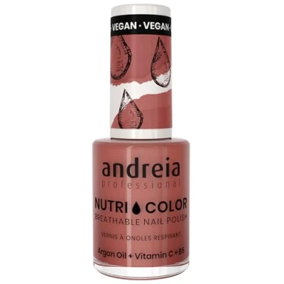 Immagine di Andreia Professional NutriColor Smalto per unghie Vegan Traspirante Colore NC9 Rosa 10.5ml