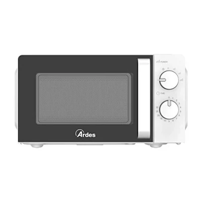 Immagine di ARDES Forno a Microonde 20 Litri Piccolo con 6 Potenze e Modalità di Cottura da 700W Timer Luce Interna Piatto Rotante Modello AR6520