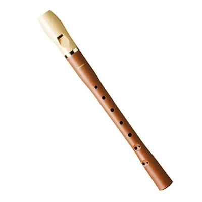 Immagine di Hohner mod. 9514 Flauto dolce soprano, misto, diteggiatura barocca, 2 pezzi, in legno e plastica, colore: avorio