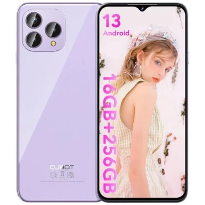 Immagine di CUBOT P80 Smartphone FHD+ da 6,5&quot;, 8 GB e 256 GB, tripla fotocamera 48 MP, batteria 5200 mAh, Android 13, processore OctaCore, colore viola