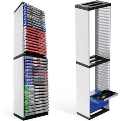 Immagine di Supporto per Scatola di Carte da Gioco PS5 Nintendo Switch Giochi Xbox, Torre Immagazzinamento Switch, Verticale Xbox