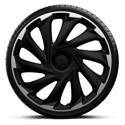 Immagine di AutoStyle PP 5454SB Copricerchi 14Inch nero/argento