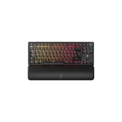 Immagine di Corsair K70 CORE TKL WIRELESS RGB Tastiera da Gioco Meccanica Senza Chiave Interruttori Lineari MLX Red v2 Pre Lubrificati, SOCD, Tappi in ABS, Ammortizzazione del Suone, AZERTY FR
