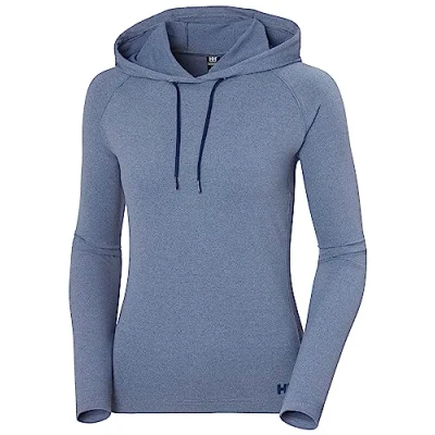 Immagine di Helly Hansen Donna Felpa Con Cappuccio Verglas Leggera, XL, Oceano