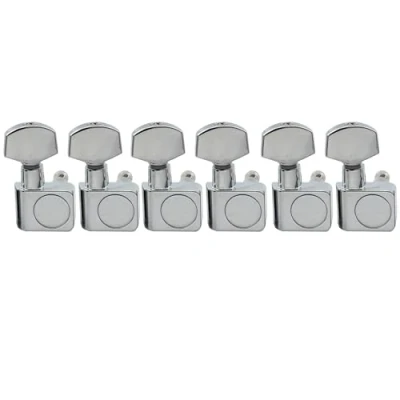 Immagine di Musiclily Pro 6 in Linea 2 pins Chitarra Tuners Meccaniche Machine Heads Tuning Pegs per Elettrica Fender Stratocaster Telecaster, Cromato