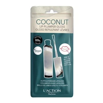 Immagine di L&#039;Action Paris Lucidalabbra volumizzante, naturale con oligopeptidi per labbra più carnose, trasparente delicato effetto brillante, confortevole 10 ml