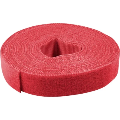 Immagine di Value 25.99.5253 Nastro a strappo per raggruppare Parte morbida, lato morbido e rigido, rigida (L x L) 25 m 10 mm Rosso