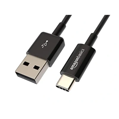 Immagine di Amazon Basics Cavo da USB C a 2.0 ricarica rapida, velocità 480 Mbps, certificazione IF, per Apple iPhone 15, iPad, Samsung Galaxy, tablet, laptop, 0.91 m, nero