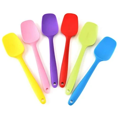 Immagine di DUORUI Spatola in silicone per cucinare, antiaderente, resistente al calore, multicolore, small