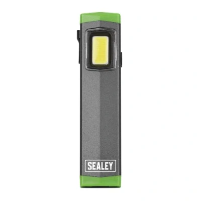 Immagine di Sealey Mini torcia a mano in alluminio, 3 W COB LED, 500 lm, super fascio luminoso LED500SB