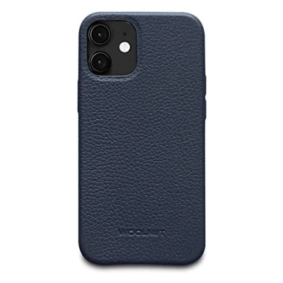 Immagine di Woolnut Custodia in pelle per iPhone 12 Mini, colore: Blu
