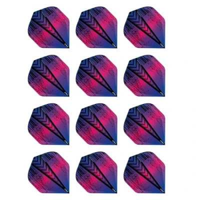 Immagine di RED DRAGON Hardcore Radical Arcobaleno Volo Dart Standard di Spessore Extra 4 Set per Confezione (12 Voli in Totale)