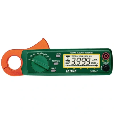 Immagine di Extech 380942 Pinza amperometrica digitale CAT II 600 V, III 300 V Display (Counts): 4000