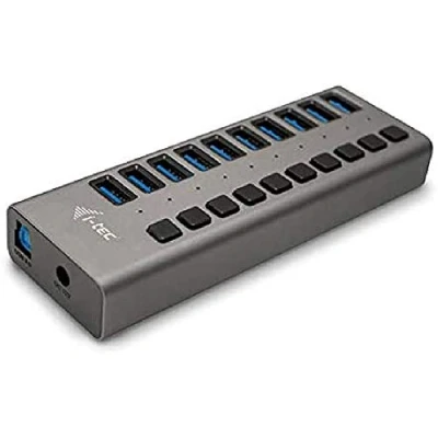 Immagine di i Tec USB 3.0 Charging HUB 10 port with external power adapter U3CHARGEHUB10