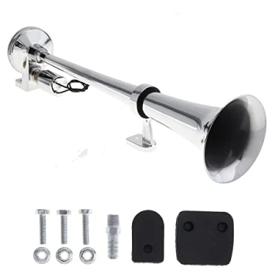 Immagine di ePathChina 44CM/17 Inch 12V / 24V Potente tromba per clacson da 150 dB, camion, barca, treno