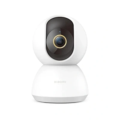 Immagine di Xiaomi Mi Smart Camera C300 Home Security Risoluzione 2K Telecamera Wifi Interno Sorveglianza, 360 Panoramica, Rilevamento umano Intelligente AI, Audio bidirezionale, Bianco