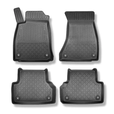 Immagine di Mossa Tappetini auto in TPE compatibili con Audi A4 B9 Avant (11.2015 ) tappeti neri G