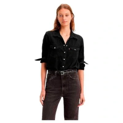 Immagine di Levi&#039;s Iconic Western Camicia, Donna, Taglia: Large, Dark ages